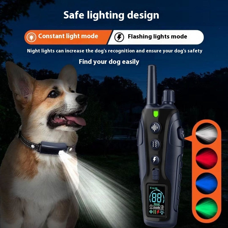 Color Screen Dog Trainer Super Long Remote Control Waterproof Collar