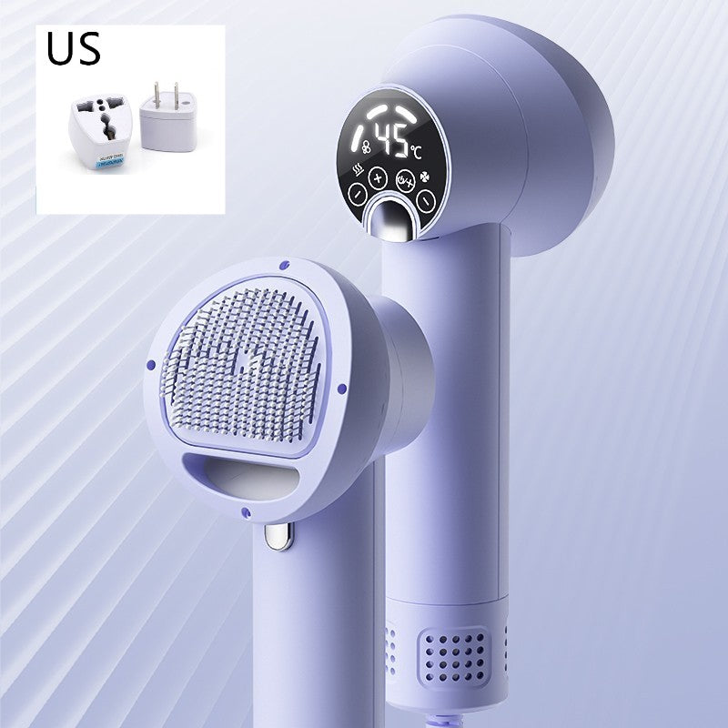 Smart Pet Hair Dryer & Grooming Brush
