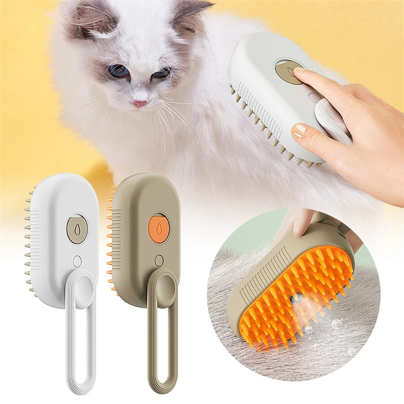 3-in-1 Steam Grooming Brush