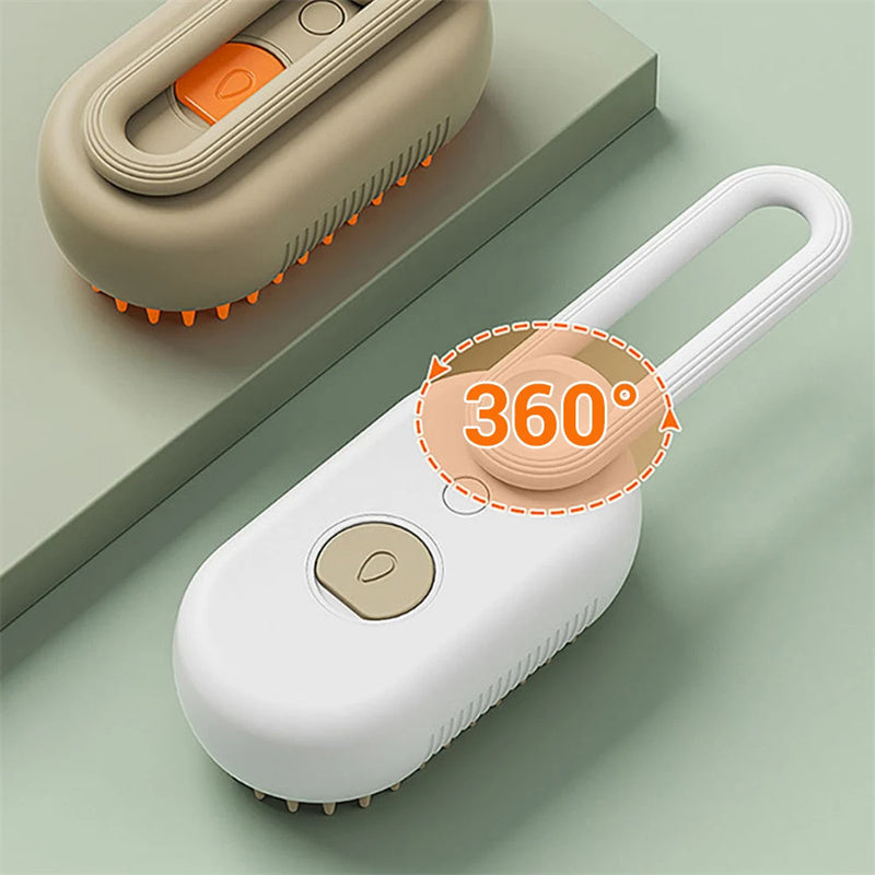 3-in-1 Steam Grooming Brush