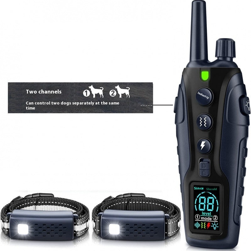 Color Screen Dog Trainer Super Long Remote Control Waterproof Collar